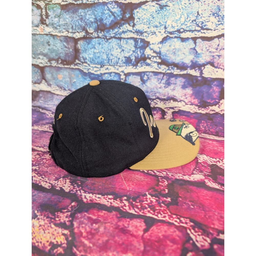 VtgNotre Dame Fighting Irish Snapback Hat Script Starter Brim Logo 100% Wool - Picture 7 of 12